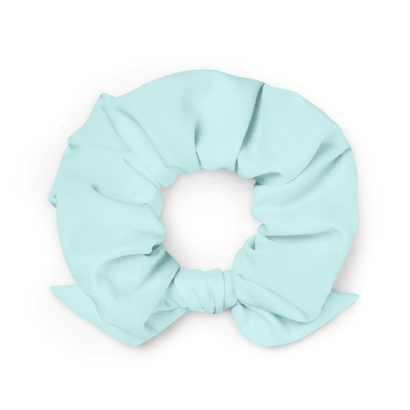 Bubble Blue Scrunchie