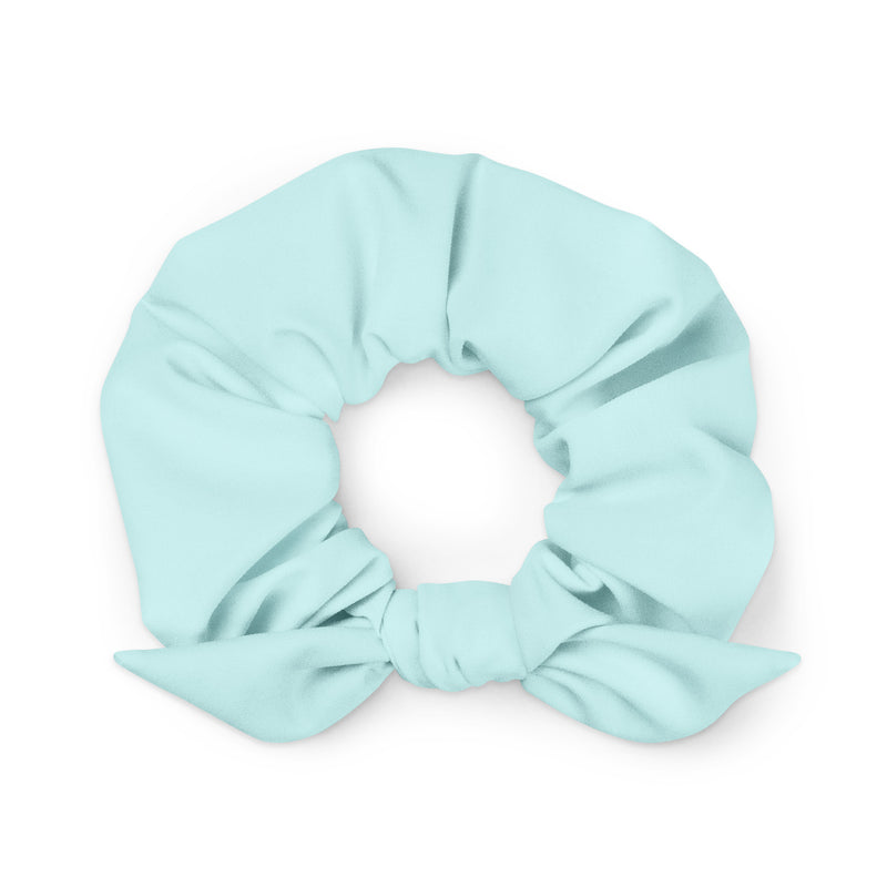 Bubble Blue Scrunchie