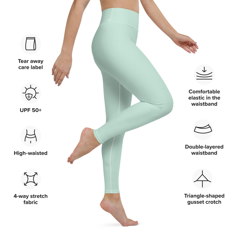 Soft Sage Yoga-Leggings