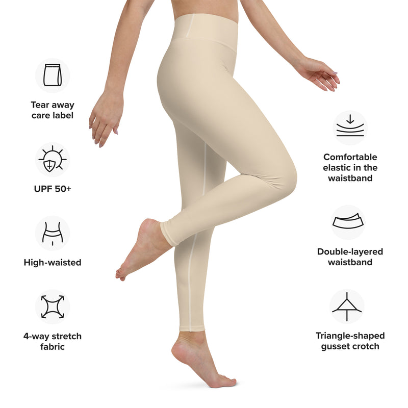 Champagne Yoga-Leggings